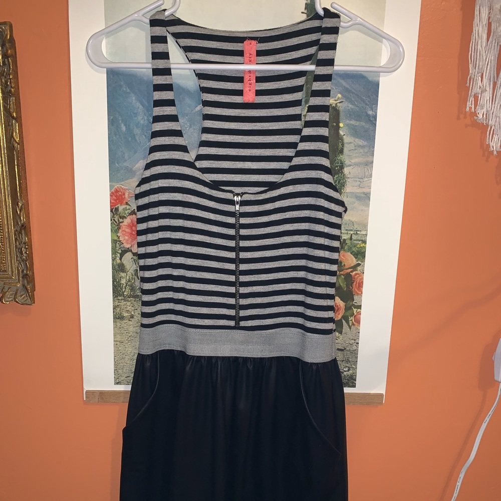 Eight Sixty one piece striped balloon dress